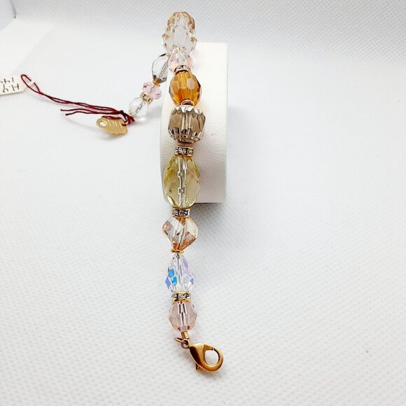 HOST PICK!! NEW Holly Yashi 7 - 7.5 inch faceted beaded bracelet - Picture 4 of 10